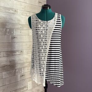 Fresh FX White Cotton Blend Tunic Top